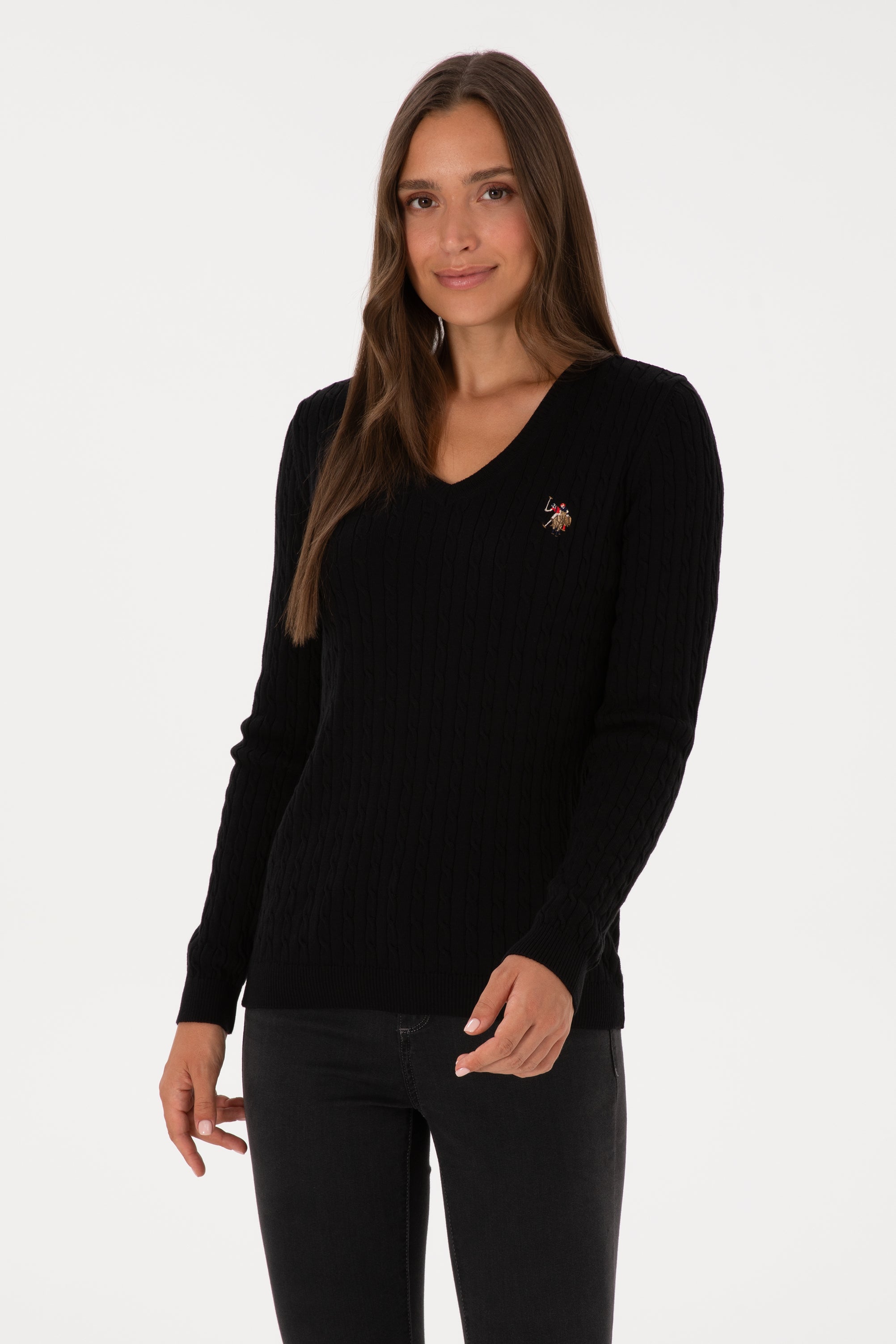 Triko klasike me logo të qëndisur