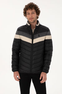 Xhup i lehtë klasik me shirita kontrasti