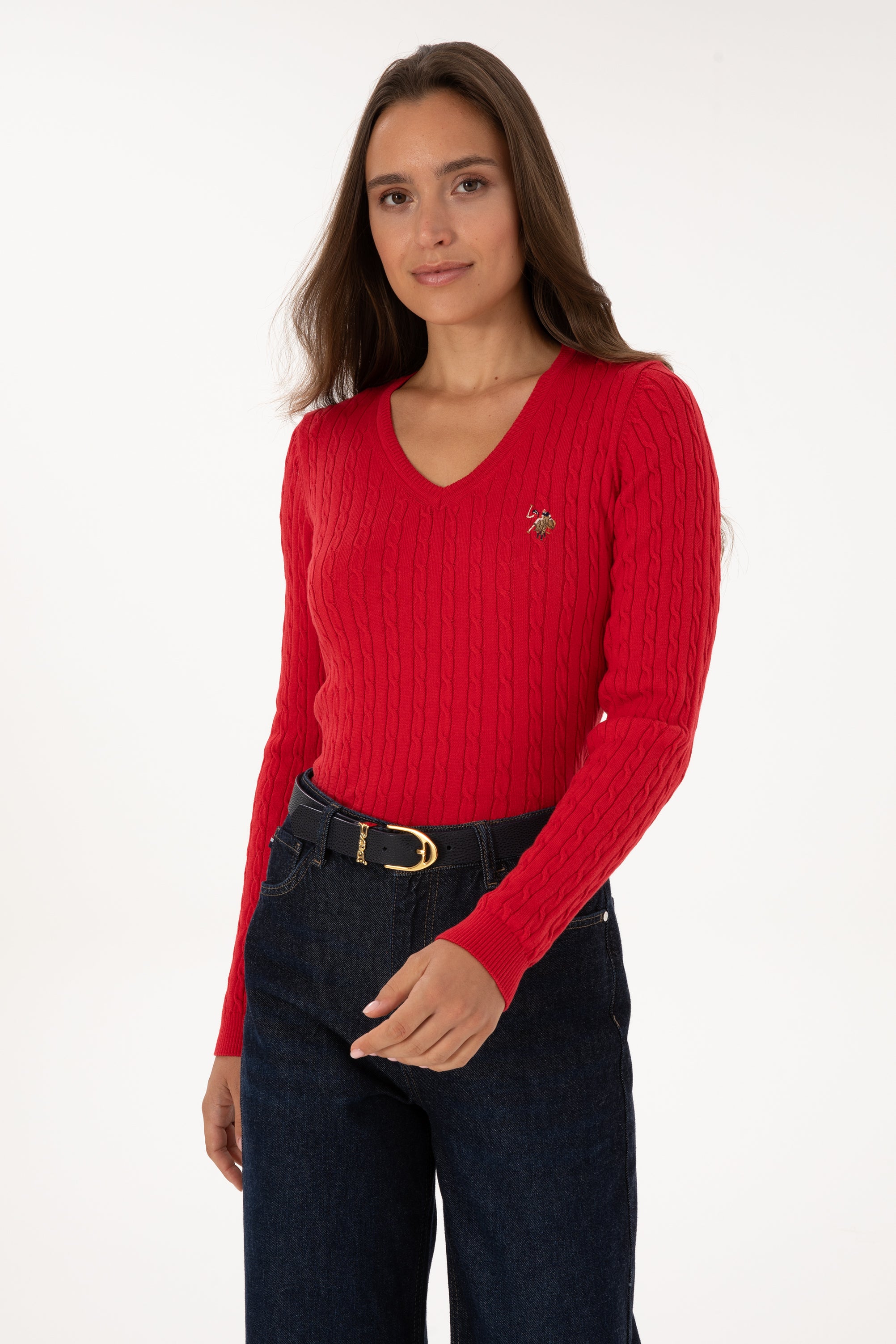 Triko klasike me logo të qëndisur