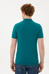 Pulovër polo me mëngë të shkurtra