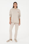 Hoodie bazik me shkrim minimalist USPA