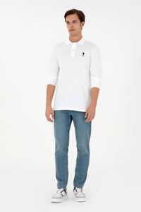 Bluzë polo bazike me mëngë të gjata