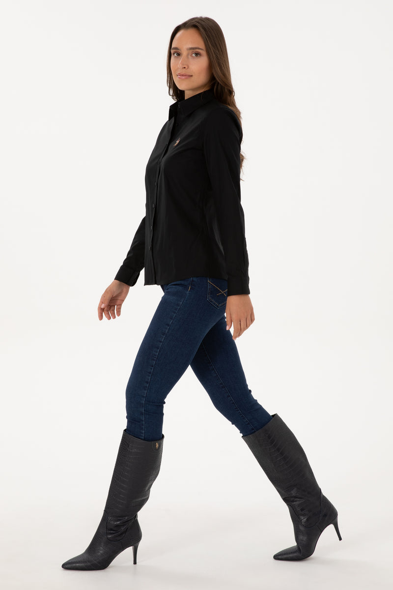 Këmishë klasike me logo klasike