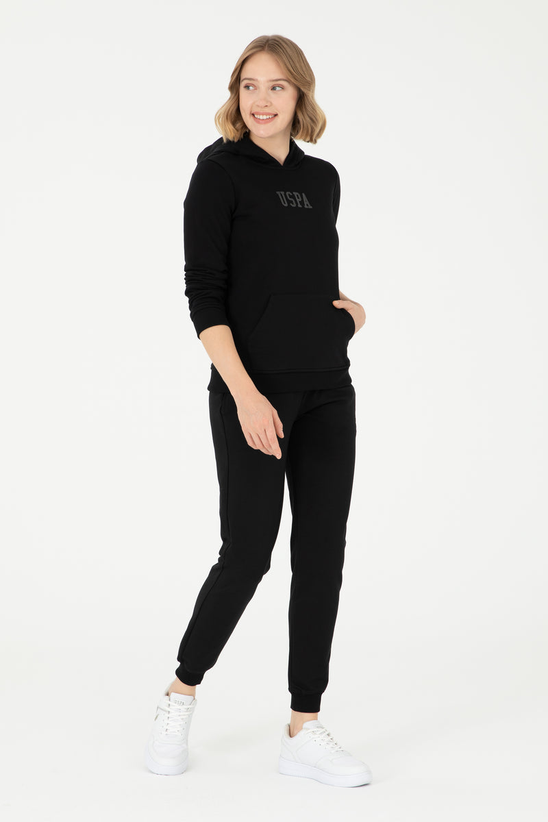 Hoodie me shkrim USPA me shkëlqim