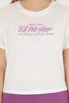 T-shirt i shkurtër me mbishkrim U.S. Polo Assn.