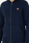 Hoodie me kapuç dhe zinxhir