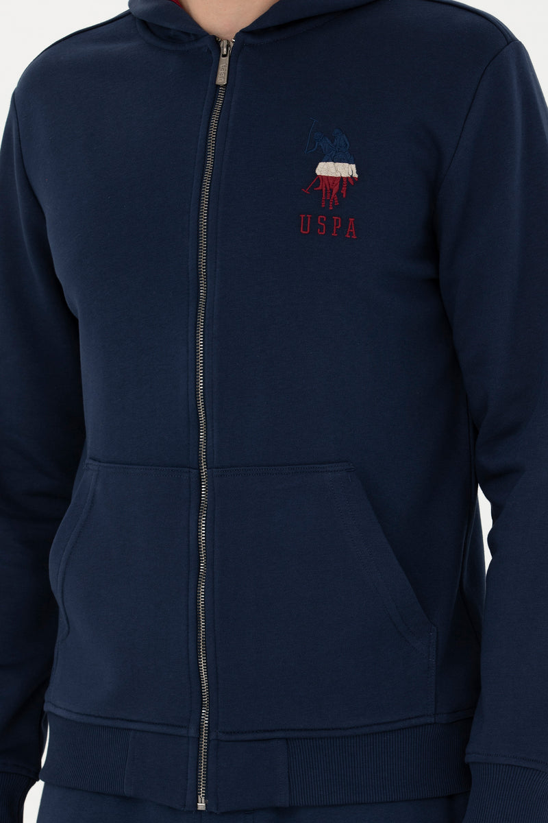 Hoodie me kapuç dhe zinxhir