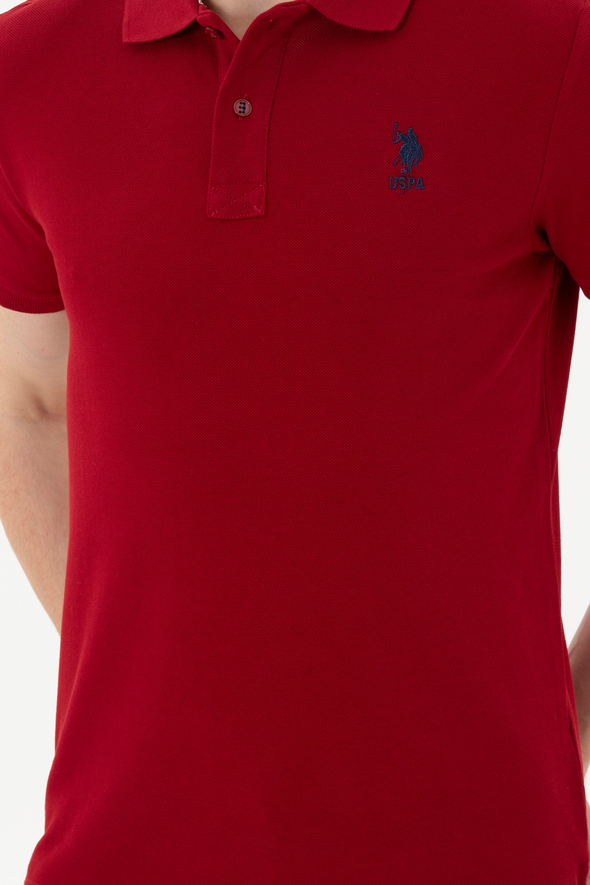 Bluzë polo klasike me logo blu