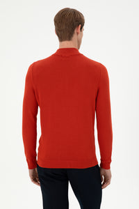 Pulovër klasike me jakë dhe zinxhir