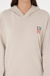 Hoodie bazik me shkrim minimalist USPA