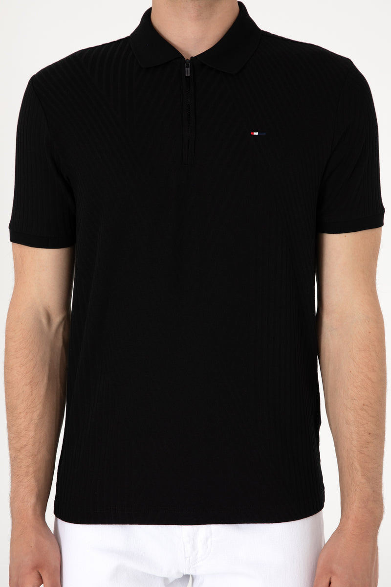 Bluzë polo me zinxhir