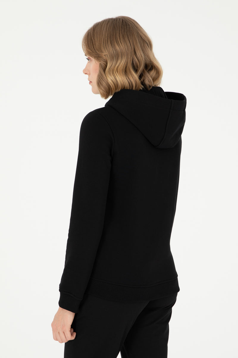 Hoodie me shkrim USPA me shkëlqim