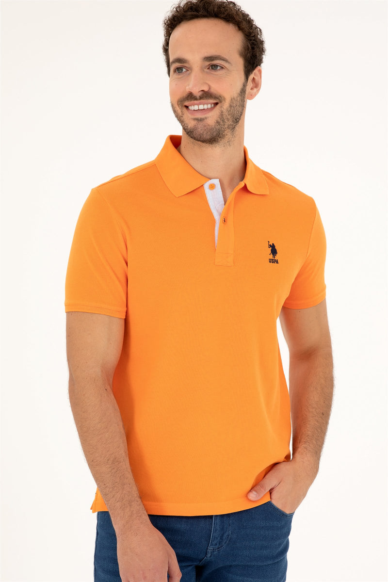 Bluzë polo bazike me jakë dyngjyrëshe