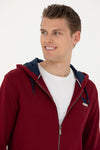 Hoodie me kapuç dhe zinxhir