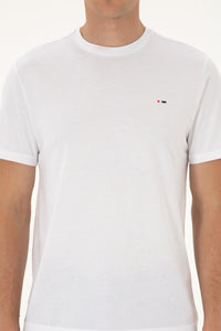 T-shirt bazik me jakë rrumbullake