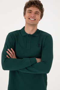 Bluzë polo bazike me mëngë të gjata