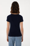 T-shirt bazik me logo minimaliste