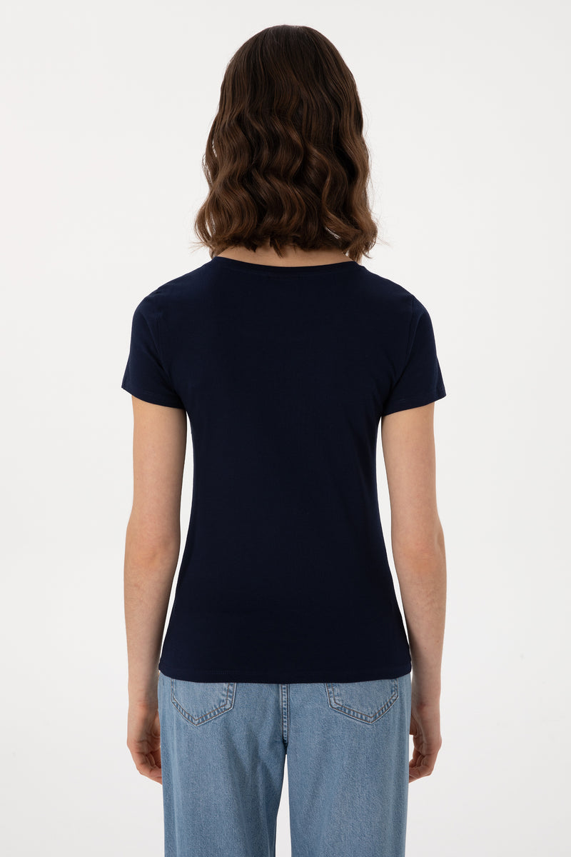 T-shirt bazik me logo minimaliste