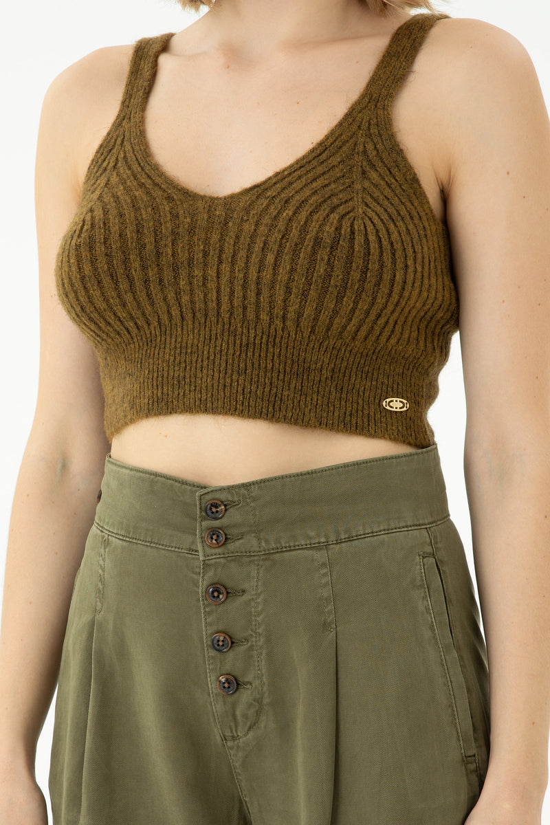 Crop-top triko
