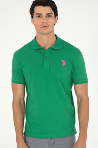 Bluzë polo klasike me logo shumëngjyrëshe
