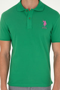 Bluzë polo klasike me logo shumëngjyrëshe