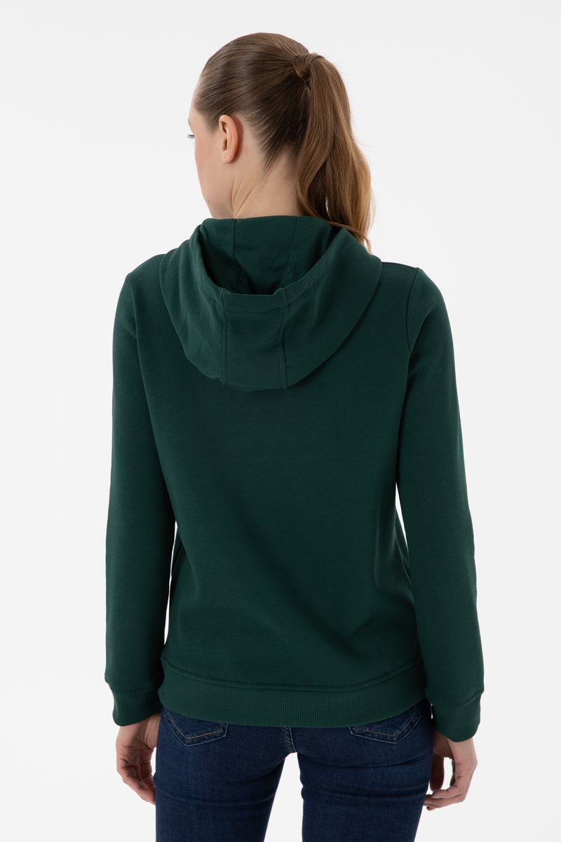 Hoodie me shkrim USPA me shkëlqim