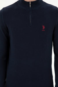 Pulovër klasike me jakë dhe zinxhir