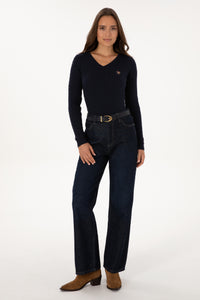 Triko klasike me logo të qëndisur