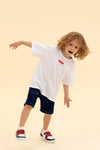 T-shirt USPA Sport me print minimalist për djem