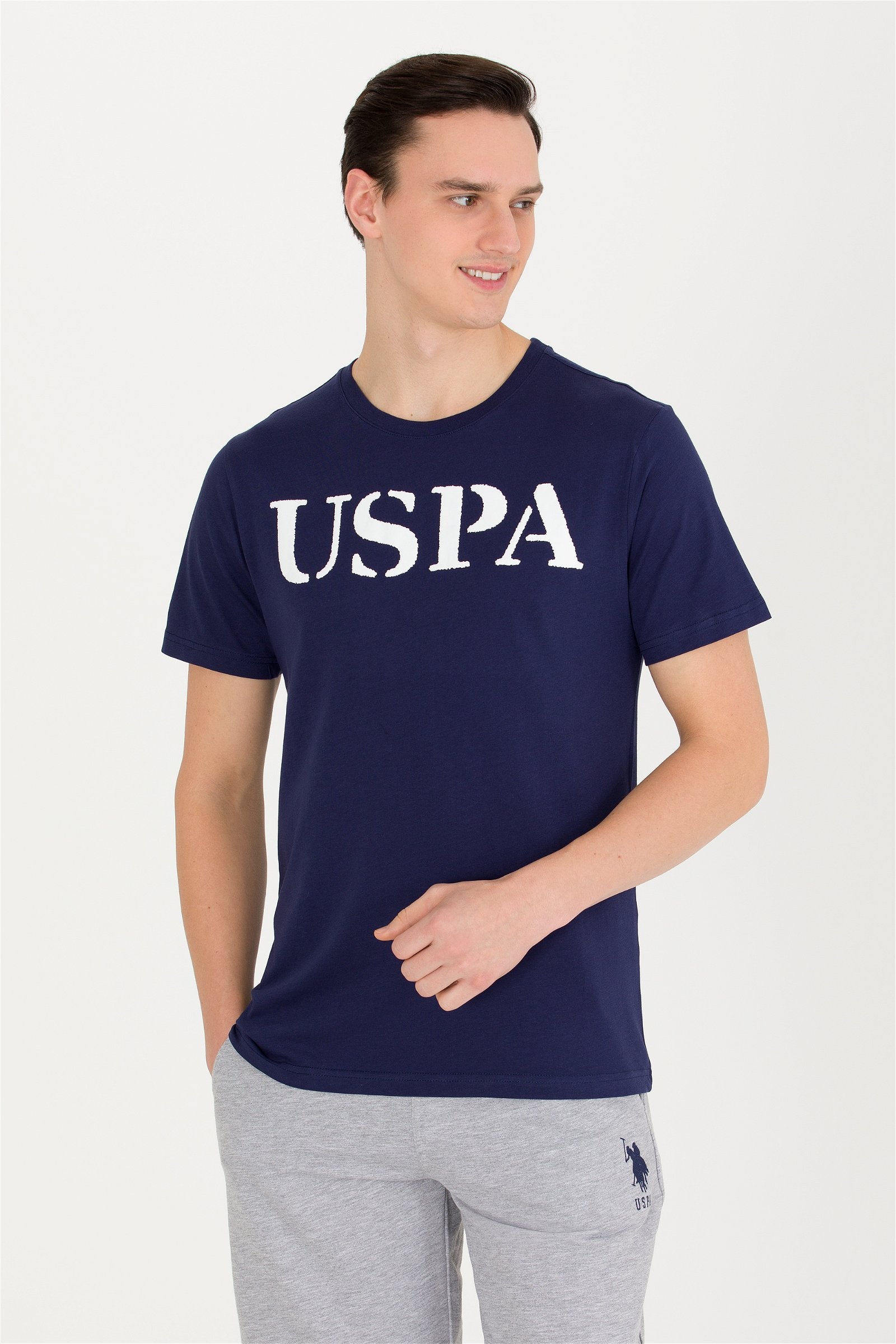 T-shirt me shkrim USPA retro