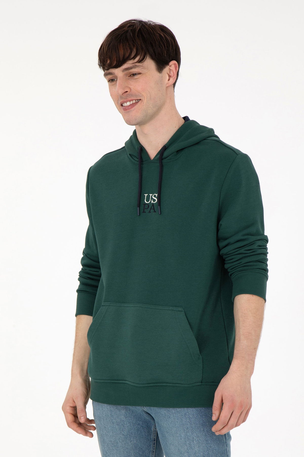 Hoodie me shkrim të qëndisur USPA