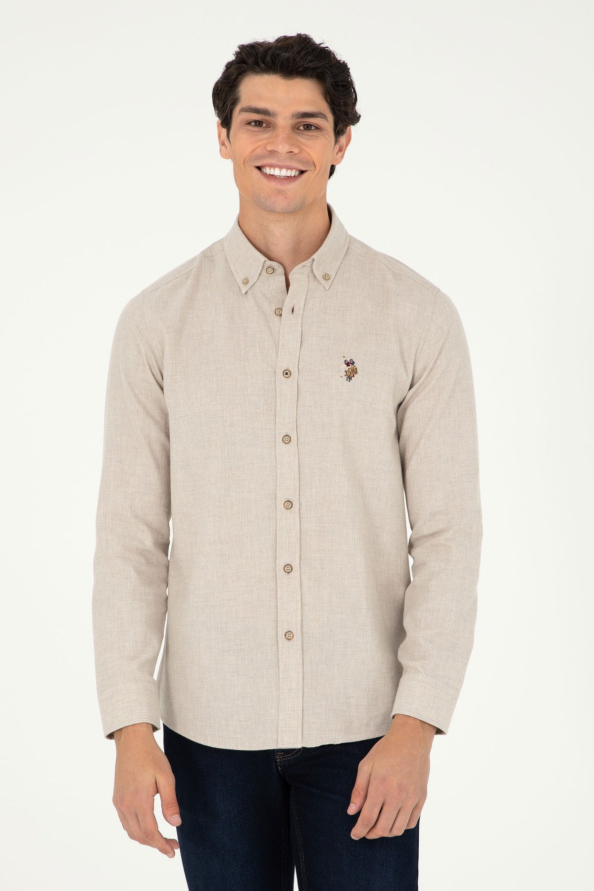 Këmishë klasike me logo klasike