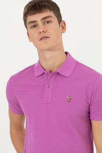 Bluzë polo klasike me logo të qëndisur
