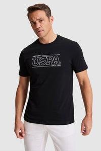 T-shirt me print "USPA"