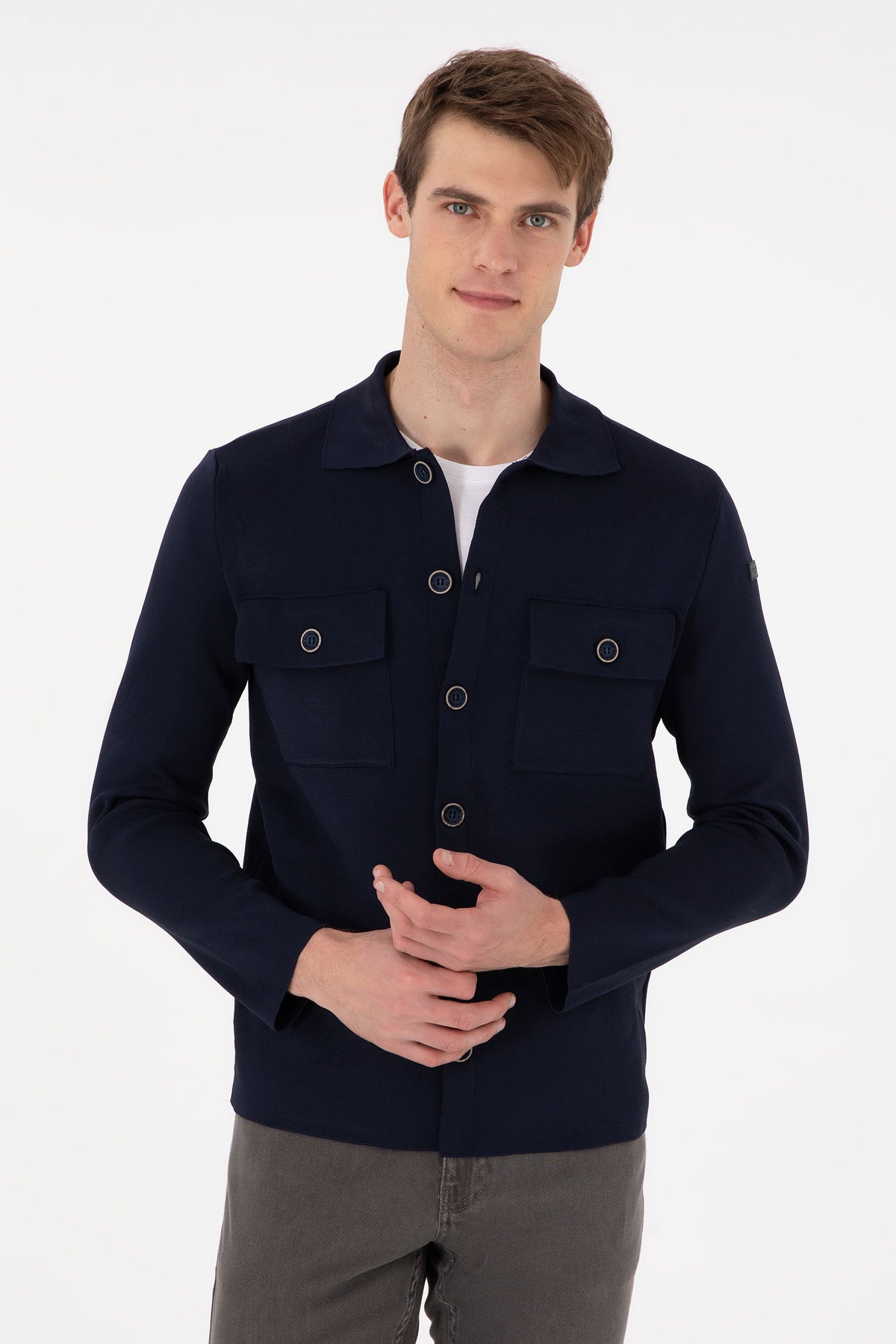 Kardigan klasik me kopsa USPA Exclusive