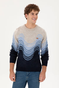 Triko me dizajn dallgësh