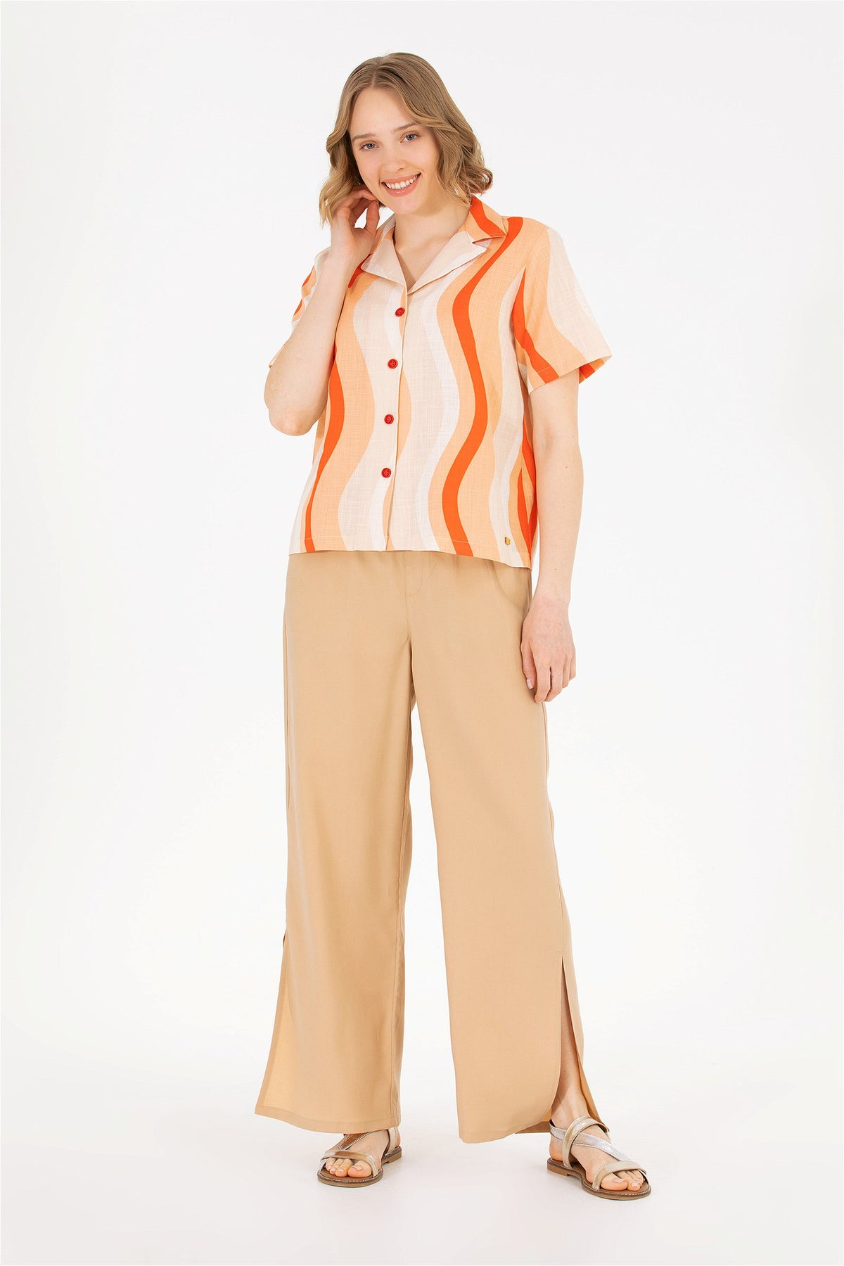 Wide trousers