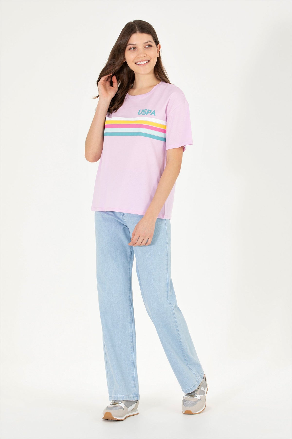 Straight-cut jeans