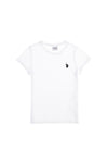 T-shirt bazik me logo të qëndisur për djem