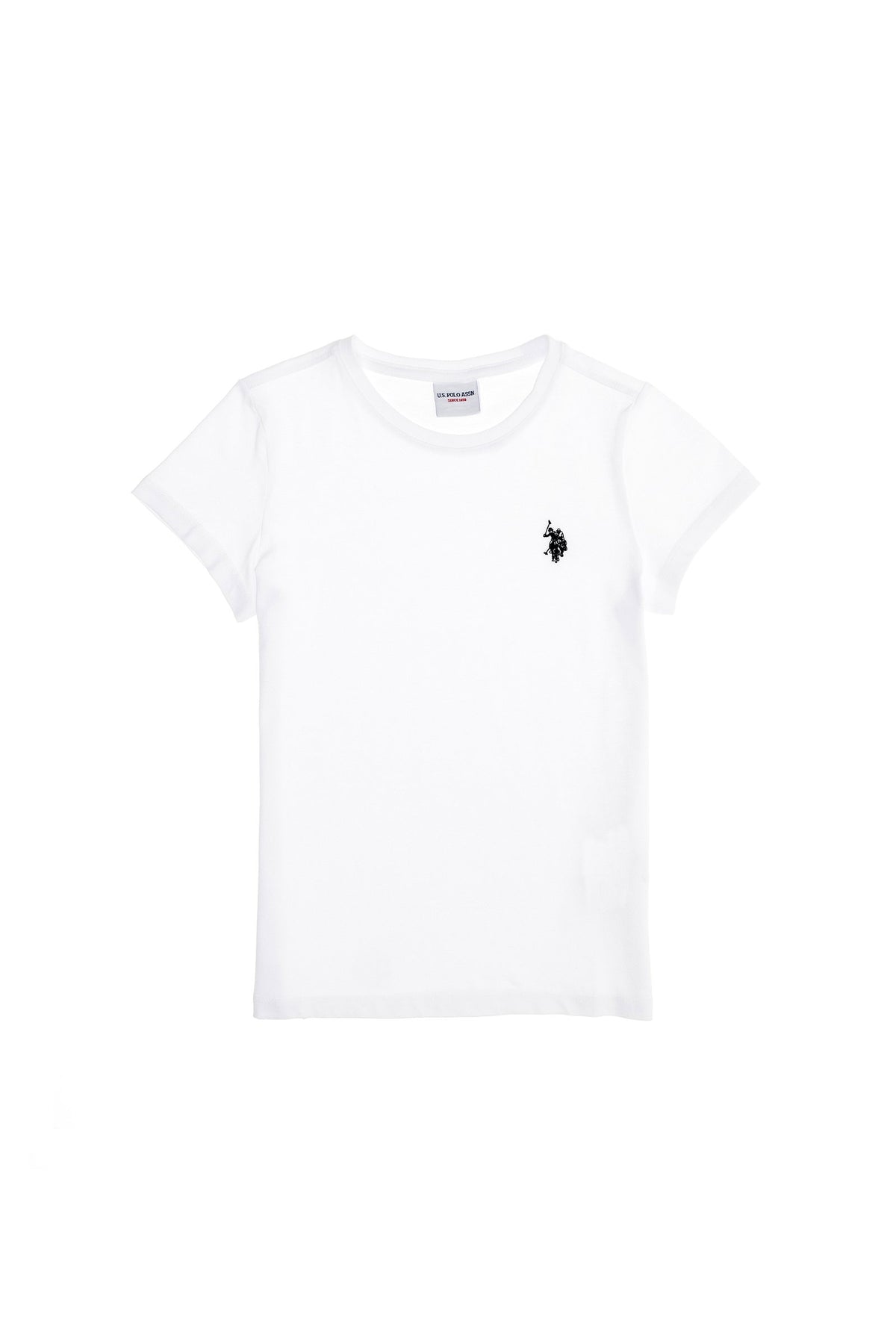 T-shirt bazik me logo të qëndisur për djem