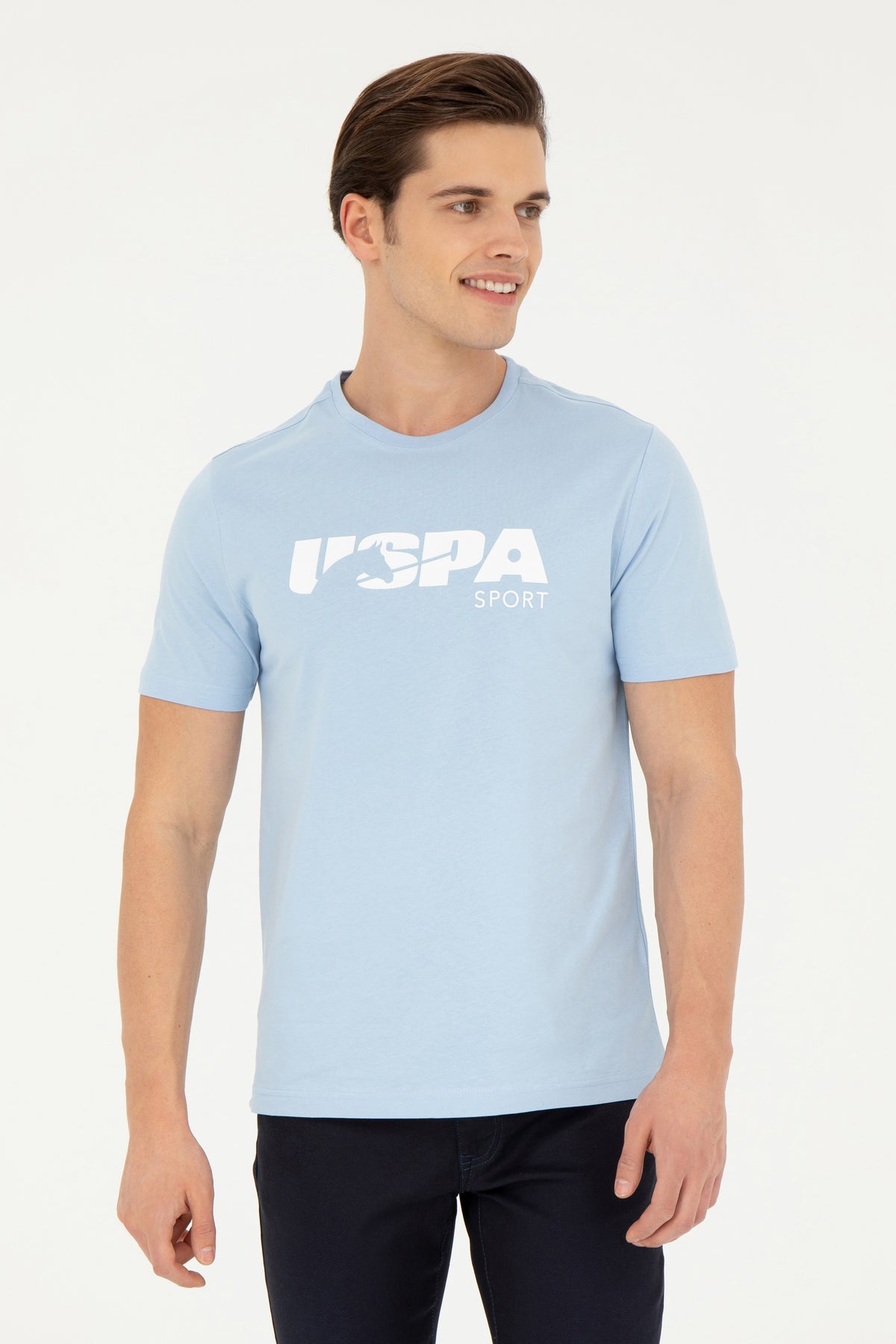 T-shirt USPA Sport me logo me kokë kali