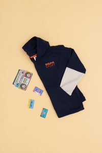 Hoodie USPA Sport me mëngë të brendshme për djem