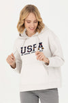 Hoodie me shkrim të qëndisur USPA shumëngjyrësh