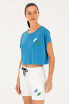 T-shirt crop-top USPA Sport