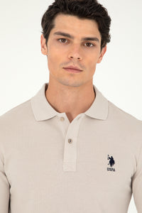 Bluzë polo bazike me mëngë të gjata