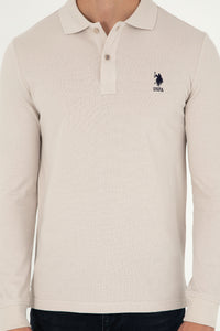 Bluzë polo bazike me mëngë të gjata