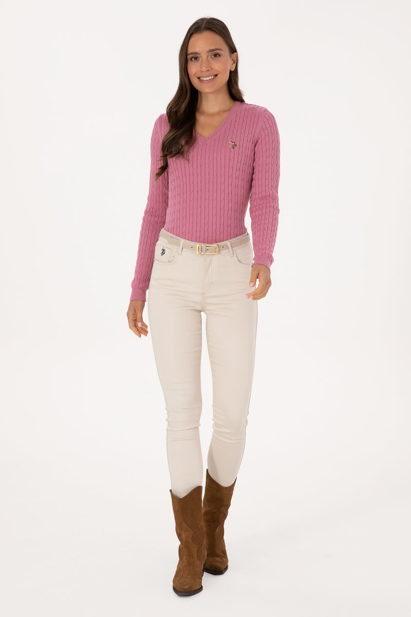 Triko klasike me logo të qëndisur