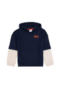 Hoodie USPA Sport me mëngë të brendshme për djem