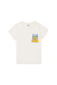 T-shirt USPA me print tropikal për djem
