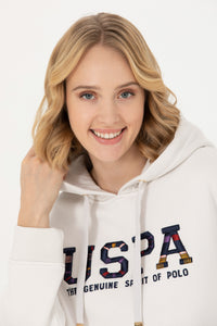 Hoodie me shkrim të qëndisur USPA shumëngjyrësh